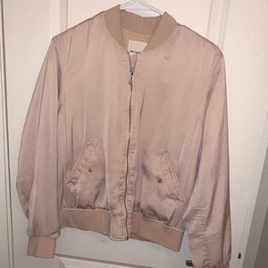 Pink bomber jacket